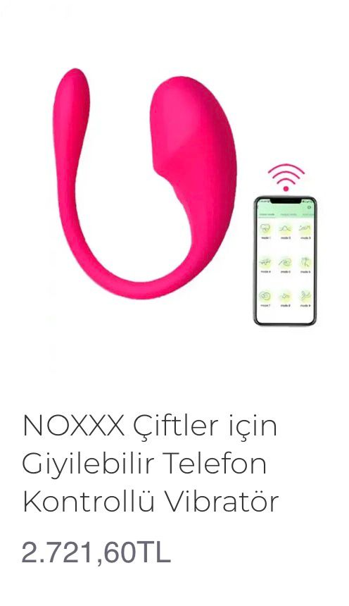 Noxxx Çiftler İçin Giyilebilir Telefon Kontrollü Vibratör